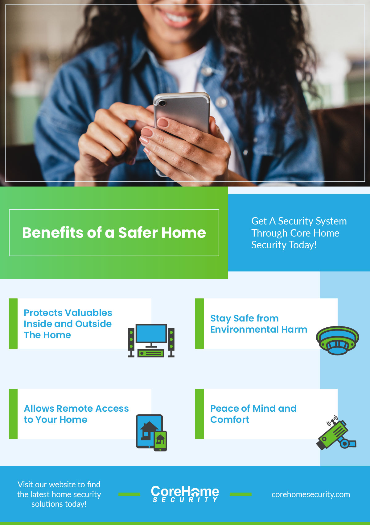 Benefits of a Safer Home Infographic